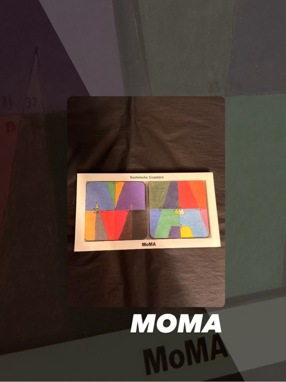 NIB MoMA Naoki Yoshimoto Coaster Set